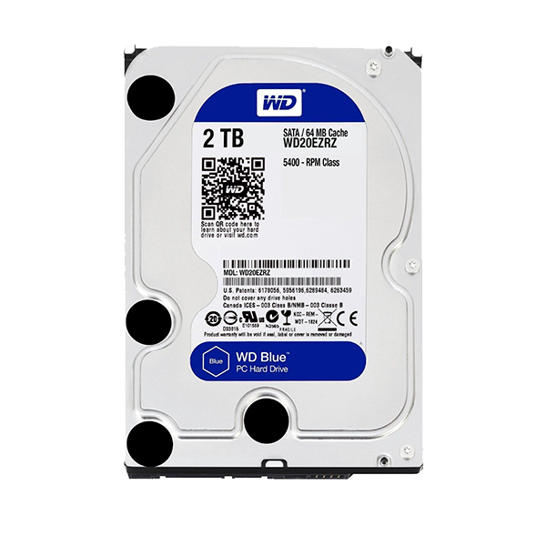 Duro HDD Western Digital Blue 2TB 3.5" 7200rpm 64MB Cache - online