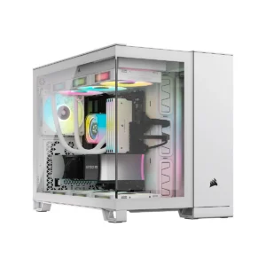 CASE CORSAIR ATX 2500X DUAL -CHAMBER 1USB3.2 2USB-TYPE-C WINDOW-TEMPERED GLASS WHITE