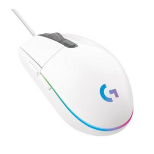 Logitech Mouse G203 Blanco USB RGB